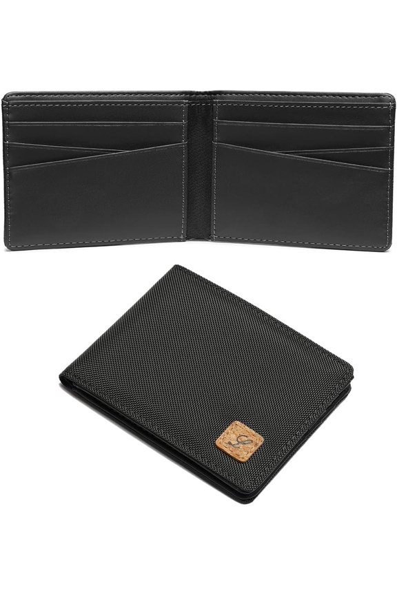 Minimalist Fabric Wallet Bifold RFID Blocking