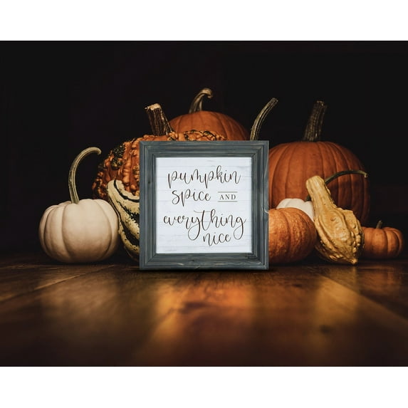 Minimalist Fall Phrases Signs, Pumpkin Spice, Fall Colors, Hello Fall Sign, Sweater Weather Sign, Autumn Phrases Signs, Fall Puns