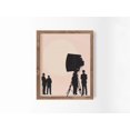 Minimalist Film Set Wall Art Print, Tiny People Movie Camera And Mid ...