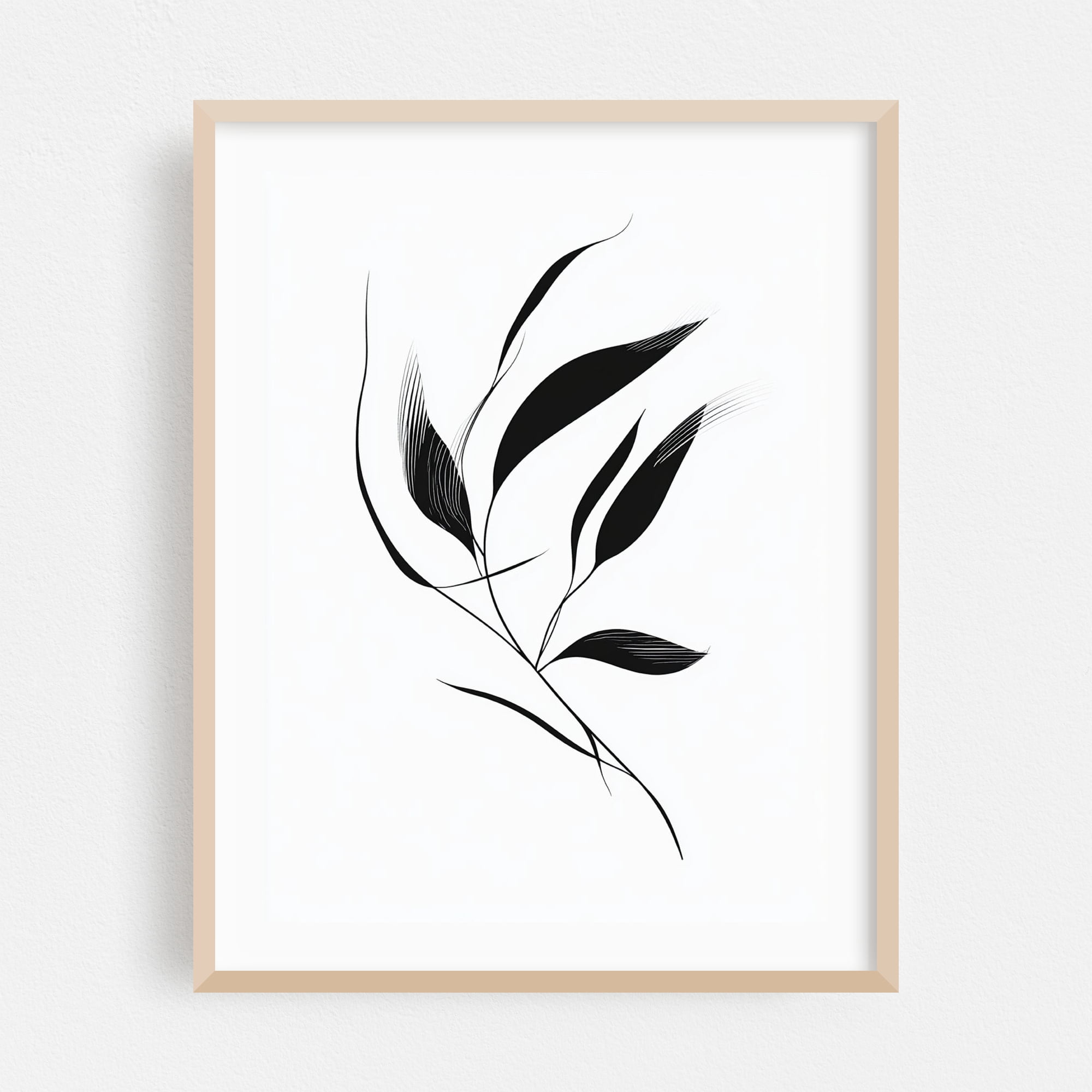 Curated visual reference: Visual Reference: Minimalist Floral Art Line Drawing Line Art Minimalist Black And