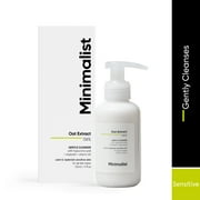 Minimalist Gentle Cleanser 6% Oat Extract For Sensitive Skin | Hydrating | Sulphate Free | Non-Drying | Non-Irritant | Gentle Face Wash With Hyaluronic Acid 120 ml