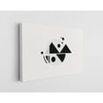 thumbnail image 1 of Minimalist Geometric Art Canvas Print - Modern Abstract Black and White Wall Decor - High-Quality Handcrafted Canvas - Stylish Wall Art - Gift for Contemporary Spaces, 1 of 7