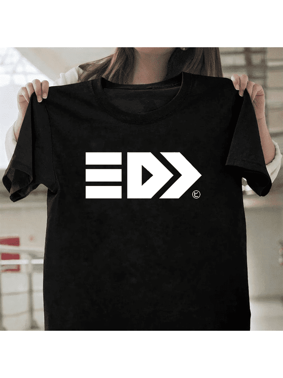 Minimalist Geometric Logo T-Shirt Modern Graphic Design Tee Sleek Arrow Chevron Shirt, up to size 3XL.