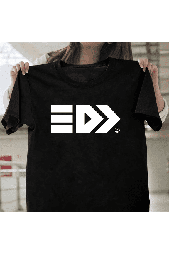 Minimalist Geometric Logo T-Shirt Modern Graphic Design Tee Sleek Arrow Chevron Shirt, up to size 3XL.