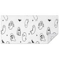 thumbnail image 1 of Minimalist Halloween Ghost Pattern Rectangle Tablecloth 60"x120",Waterproof Polyester Rectangle Table Cloth, Wipeable Spillproof Polyester Tablecloth for Dining, Camping, Indoor and Outdoor, 1 of 6