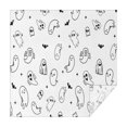 thumbnail image 1 of Minimalist Halloween Ghost Pattern Square Tablecloth,Waterproof Square Table Cover,Wipeable Spillproof Washable Table Cover for Home Kitchen Party Decor 52"x52"(132x132cm), 1 of 6