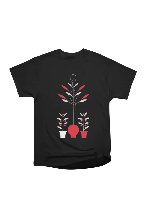 Minimalist Herbal Structure T-Shirt Tee Gift For Him Merch For Her Apparel For Friend