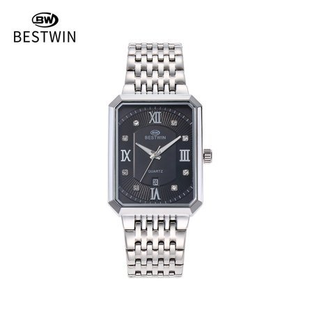 Minimalist High-End Square Watch for Men, Men's Watch with Calendar, Quartz Watch, Business Fashion Wristwatch, Men's Watch