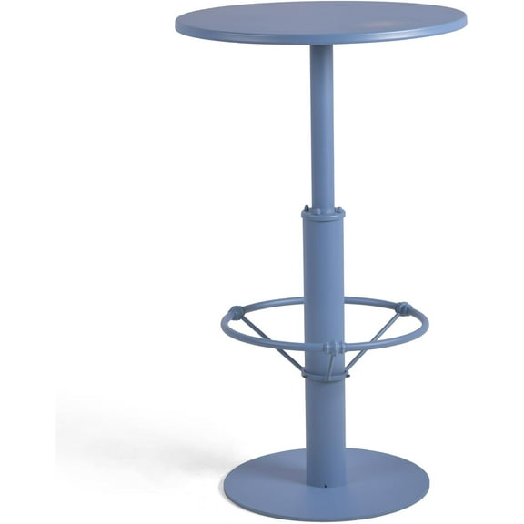 Minimalist High Pub Table 41.3inch Tall Bar Table Modern Patio Table for Backyard Retro Dinner Table in Home Kitchen  Metal Display Stand
