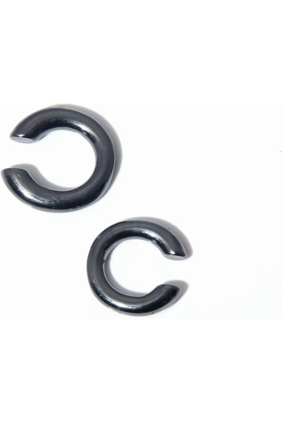 Minimalist Huggie Ear Cuffs Earrings Non Piercing - Clip on Cartilage Wrap Tubular Open Hoop Fake Earrings - Dainty Statement Earring Pair Trendy Jewelry Gift for Women Men