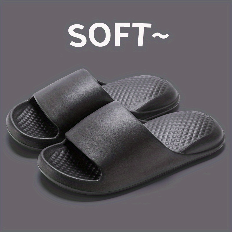 Minimalist Indoor Pillow Slides Super Soft Solid Color Non Slip Bath Shoes Women s Home Slides Walmart