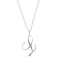 thumbnail image 1 of Minimalist Initial Necklaces for Women 26 Letter A-Z Silver Plated Clavicle Chain Name Diy Gifts Choker Necklace Fashion Jewelry, 1 of 1