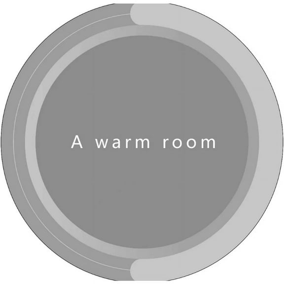 Minimalist Living Room ration Round Rug Large Area Plush Bedside Carpet Fluffy Soft Rugs for Bedroom Beige Line Thicken Mat