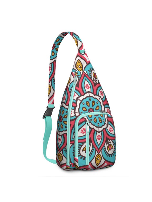 Minimalist Mandala Daypack Sleek Unisex Design with Quick Access Front Pocket
