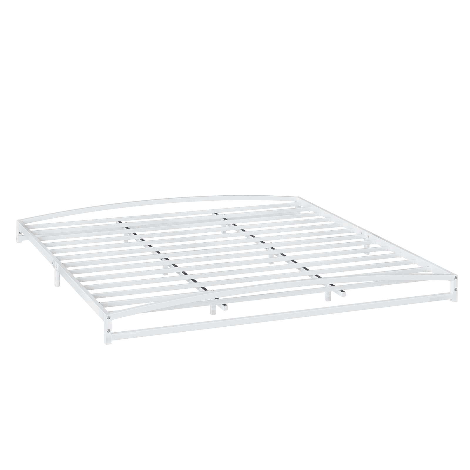 Minimalist Metal Bed Frame, Low Profile Platform Bed with Arched Design ...