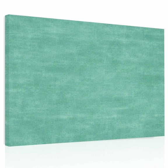 Minimalist Mint Green Canvas Print Wall Art Vintage Art Distressed Pattern Farmhouse Wall Decor Modern Artwork Paintings Pictures for Living Room Stretched and Framed Ready to Hang - 12" x 16"