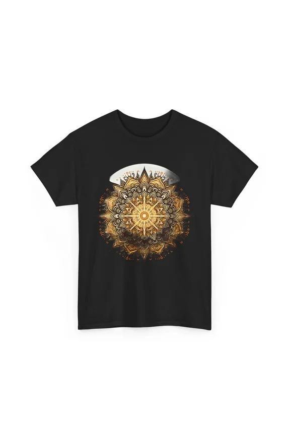 Minimalist Mountain Range Nature Scenery Graphic Design Outdoor Unisex T-Shirt, up to Size 5XL