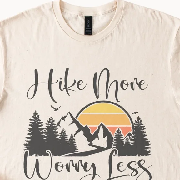 Minimalist Mountain Sunset Boho Tee Size S-5Xl Heygategoo Tee