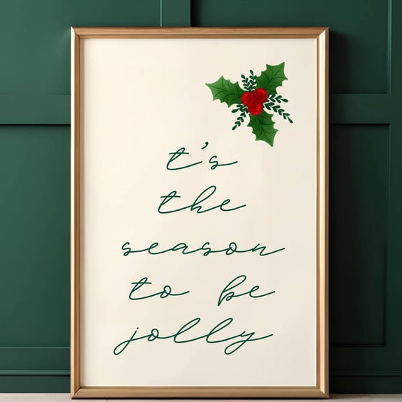 Minimalist Noel Typography, Trendy Modern Poster UNFRAMED PAPER POSTER, Home Decor, Vintage Gift, Living Room Dercor