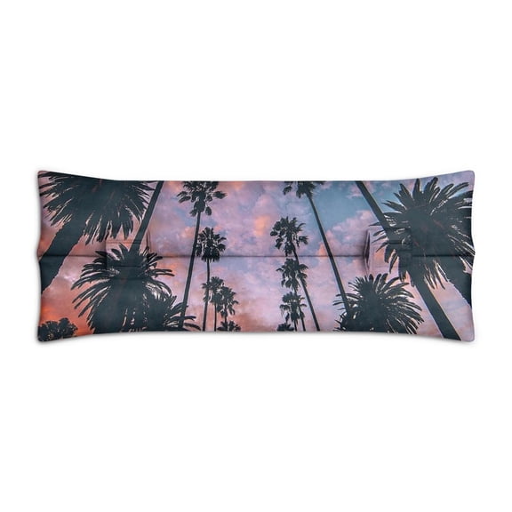 Minimalist Palm Tree Post Surgery Cushion - Easy Care Seatbelt Pillow for Recovery
