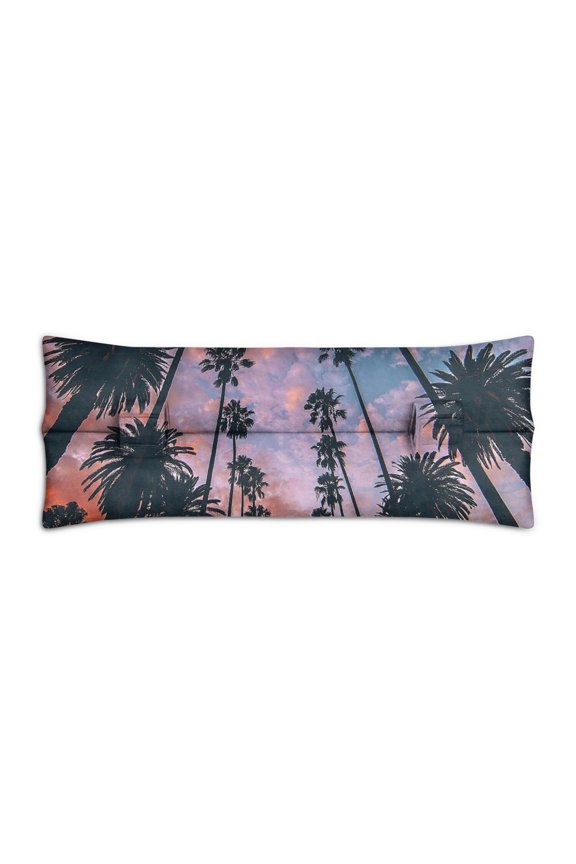 Minimalist Palm Tree Post Surgery Cushion - Easy Care Seatbelt Pillow for Recovery