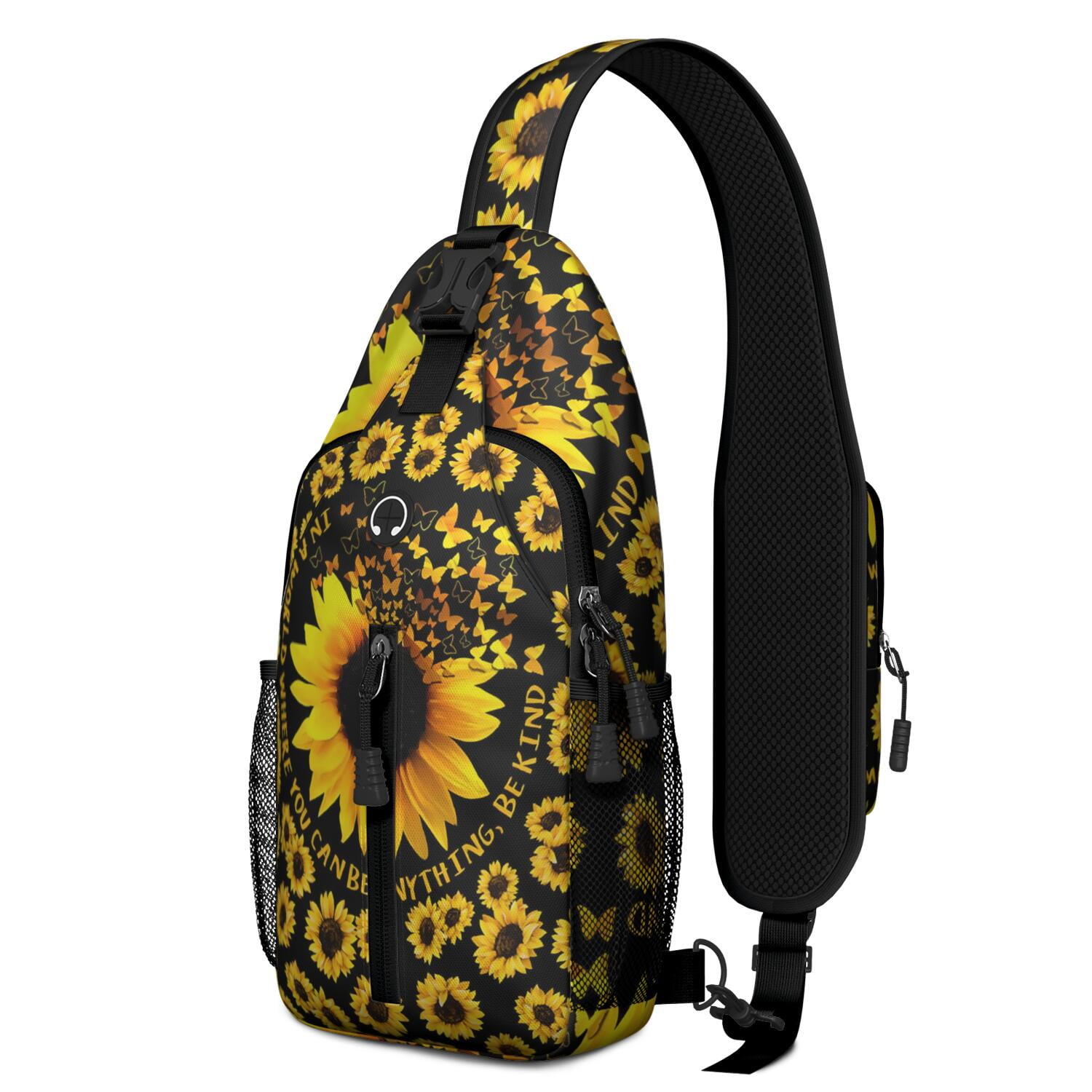 Minimalist Palm Tree Sling Backpack – Tropical Paradise Themed ...