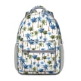 thumbnail image 1 of Minimalist Palm Tree Student Backpack - Ergonomic & Breathable with Spinal Support, Waterproof Exterior for School or Work, 1 of 5
