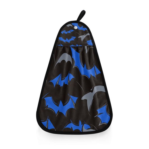 Minimalist Pattern Bats Hanging Towel Hand Towel 16.53x12.20in Quick-Drying for Kitchen and Bathroom Use