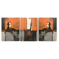 thumbnail image 1 of Minimalist Picture Orange Wall Art Canvas Prints for Living Room Family Love Art Poster Home Decor Picture Modern Rustic Wall Decor for Dining Room Framed Painting 12"x16" 3PCS, 1 of 7
