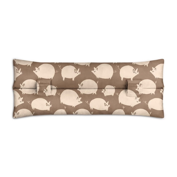 Minimalist Pig Aesthetic Seatbelt Pressure Relief Pad - Post Surgery Car Pillow for Breast Cancer & Chest Surgery Recovery