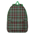 thumbnail image 1 of Minimalist Plaid Backpack with Waterproof Build and Padded Shoulder Comfort, 1 of 5