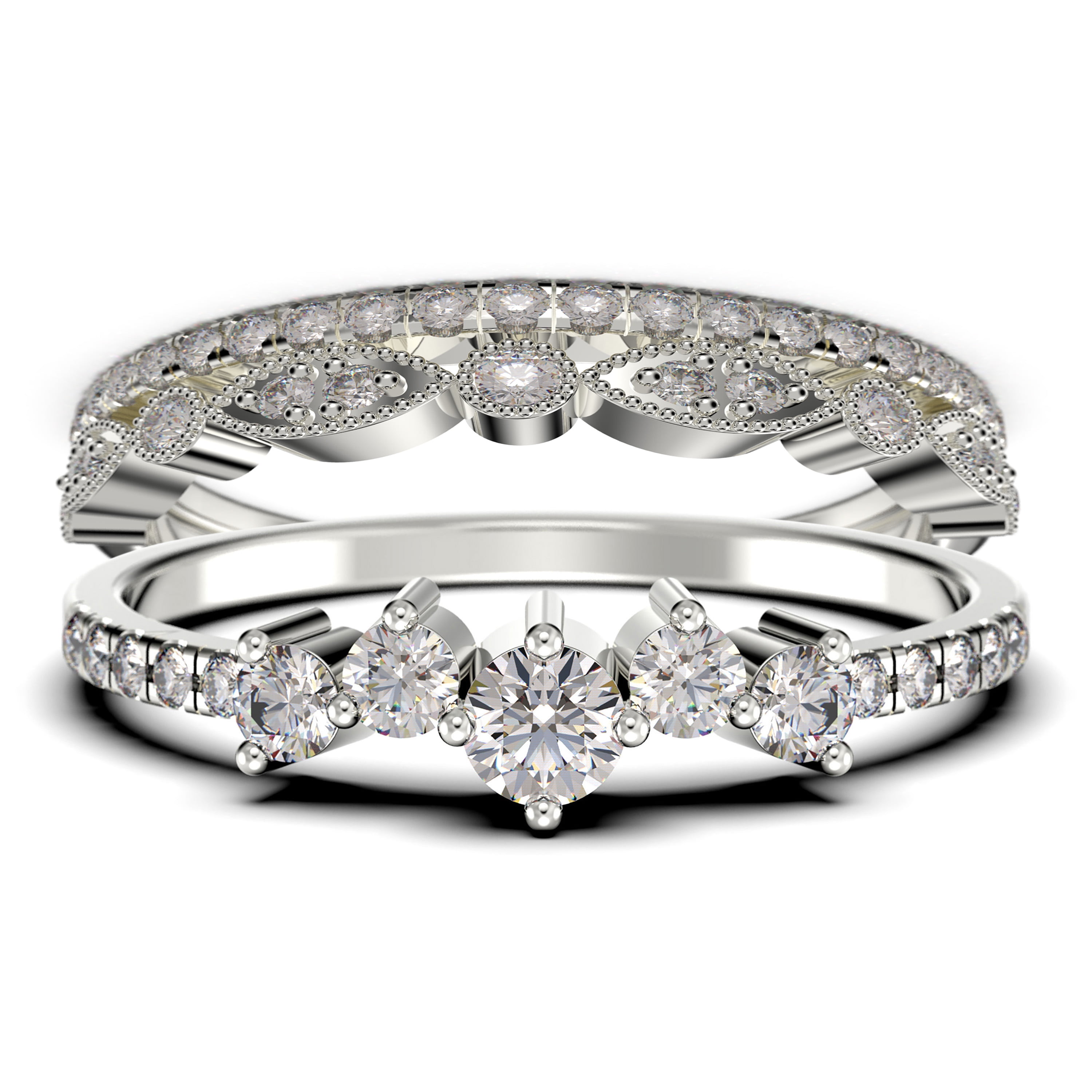 Minimalist Promige Ring 1.60 Carat Round Cut Diamond Moissanite Cheap ...