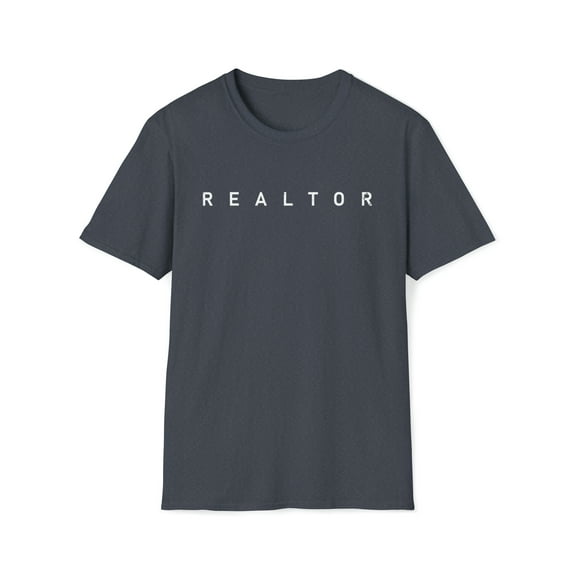 Minimalist Realtor, Gildan Unisex T-Shirt, Real Estate Graphic Tee, S-3XL