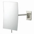 thumbnail image 1 of Minimalist Rectangular Wall Mirror In Brushed Nickel  - Br. Nickel, 1 of 1