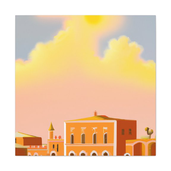 Minimalist Rococo Dream - Canvas