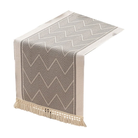 Minimalist Scandinavian Table Runner Cloth, Long Decorative Fabric Table Cover, Elegant Durable Easy Clean Multi Purpose Dining Accent Home Living Room Table Decoration Use Runner