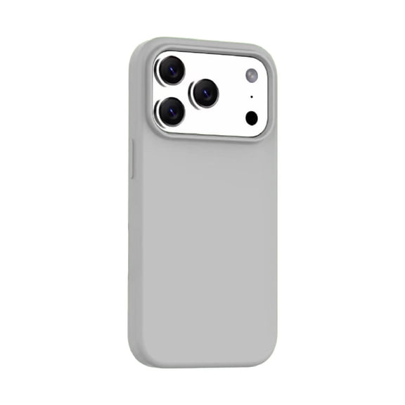 Minimalist Silicone Case for iPhone 17 Pro Max - Gray