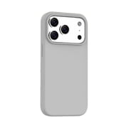Minimalist Silicone Case for iPhone 17 Pro Max - Gray