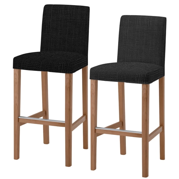 Minimalist Solid Color Bar Stool Covers - Stretch Dining Chair Covers ...
