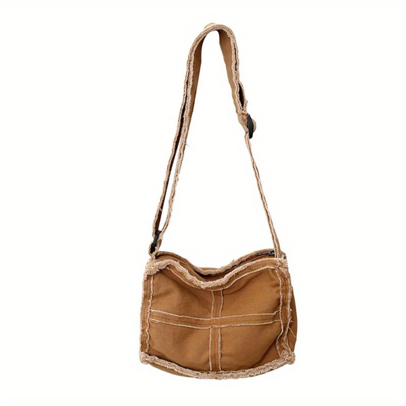 Minimalist Solid Color Beach Satchel Bag, Lightweight Versatile Summer ...