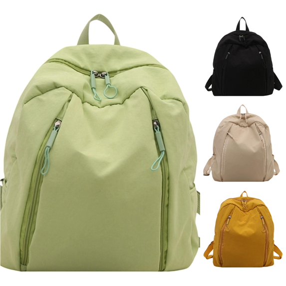 Minimalist Solid Color Lightweight Shoulder Backpack For Daily Commute Travel And Sports