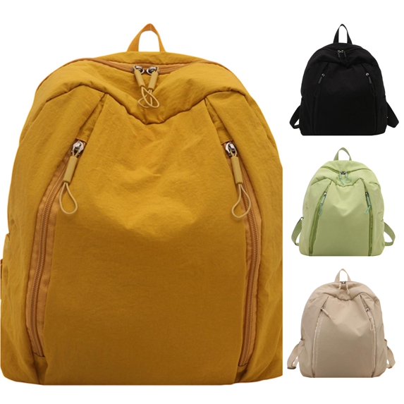 Minimalist Solid Color Lightweight Shoulder Backpack For Daily Commute Travel And Sports
