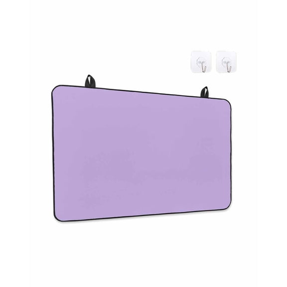 Minimalist Solid Color Stove Top Covers for Electric Stove, 28'x20'' Pure Lavender Purple Simple Glass Ceramic Stove Cover Foldable Rubber Mat Heat Resistant Cooktop Protector for Kitchen