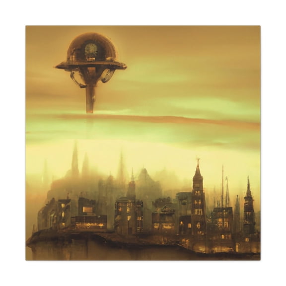Minimalist Steampunk Art - Canvas