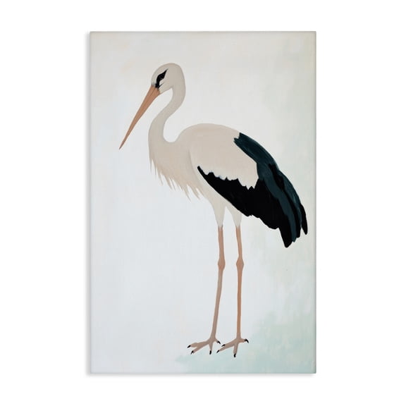 Stupell Industries Minimalist Stork Simplicity Canvas Wall Art, design by Sisi and Seb, 36 x 24