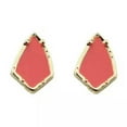 thumbnail image 1 of Minimalist Stud Earrings Gold Plated Kite Arrow Boutique Simple Jewelry, 1 of 9
