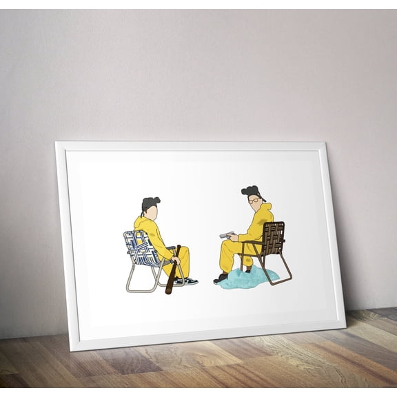 Minimalist TV Show Poster, Fan Art Series Wall Art