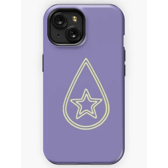 Minimalist Teardrop Star Outline Phone Case 17 16 15 14 13 12 11 Pro Max