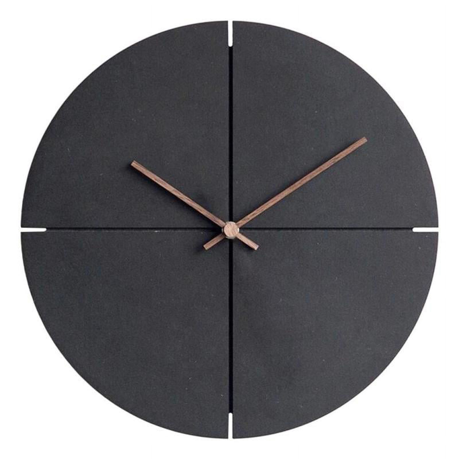 Minimalist Wall Clock Non Ticking Quality , Battery Operated 29cm Round