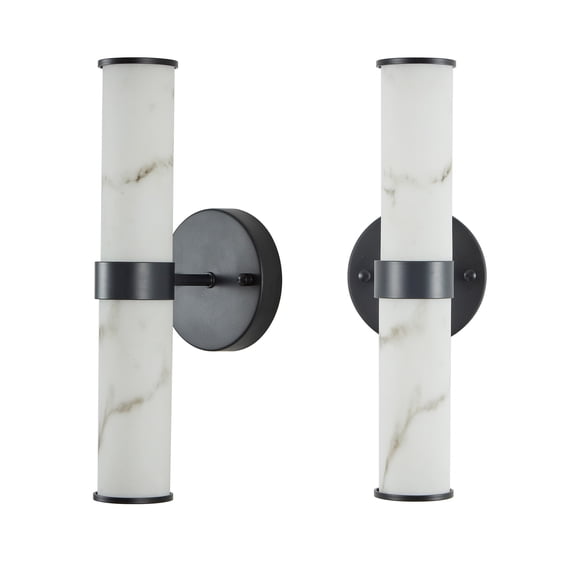 Minimalist Wall Lamp with Natural Marble Texturefor Bathroom Vanity, Modern Home Office, Hotel Decor